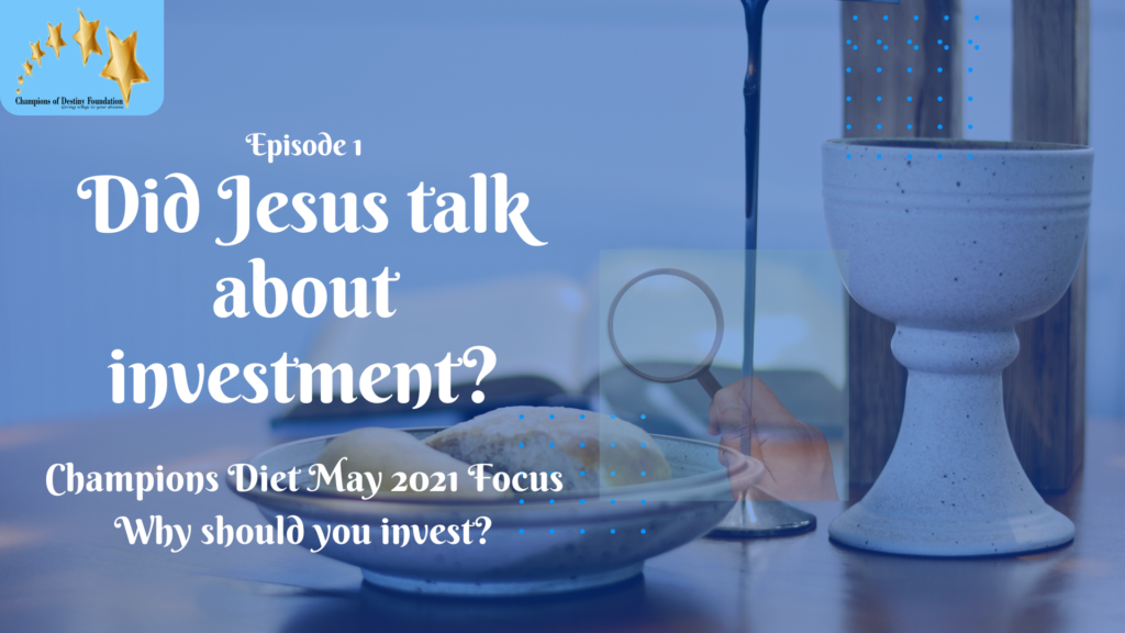 Did Jesus talk about investment?