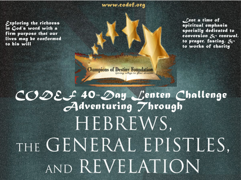 40 Day Lenten Challenge on the General Epistles and Revelation